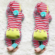 Stripe Baby Rompers Long Sleeve Baby Boy Clothing Children Rompers Autumn Cotton Infant Clothing Newborn Baby Girl Clothes 6-24M